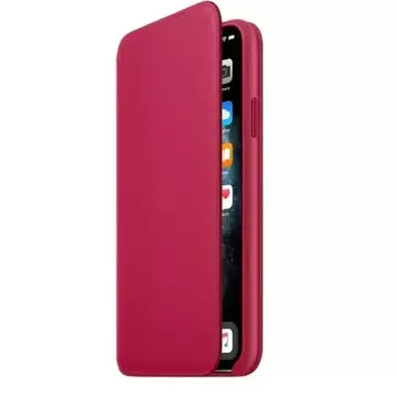 Оригінальний захисний чохол Apple Phone Case MY1N2ZM/A для Apple iPhone 11 Pro Max raspberry/raspberry Leather Book