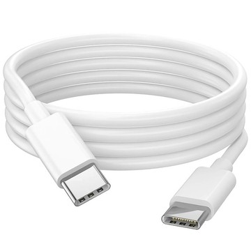 Оригінальний кабель Apple USB-C to USB-C для iPhone 15, 15 Pro, 15 Pro Max, кабель 1 м MUF72ZM/A Білий