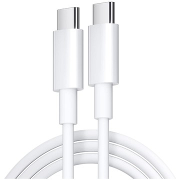 Оригінальний кабель Apple USB-C to USB-C для iPhone 15, 15 Pro, 15 Pro Max, кабель 1 м MUF72ZM/A Білий