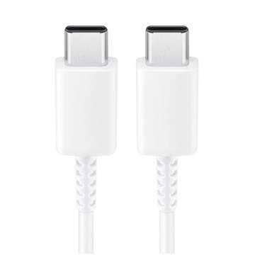 Оригінальний кабель Samsung USB-C до USB-C EP-DW767 для зарядки 1,8 м 3 A 25 Вт / 45 Вт Білий