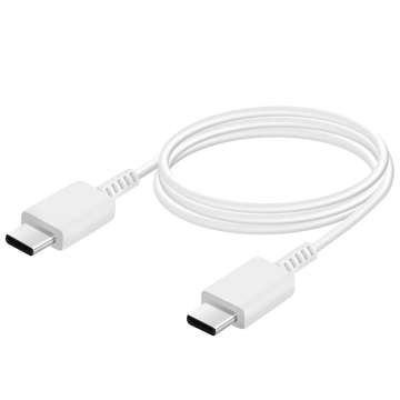 Оригінальний кабель Samsung USB-C до USB-C EP-DW767 для зарядки 1,8 м 3 A 25 Вт / 45 Вт Білий