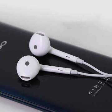 Оригінальний OPPO MH156 Stereo Earbuds Jack 3.5mm White bulk