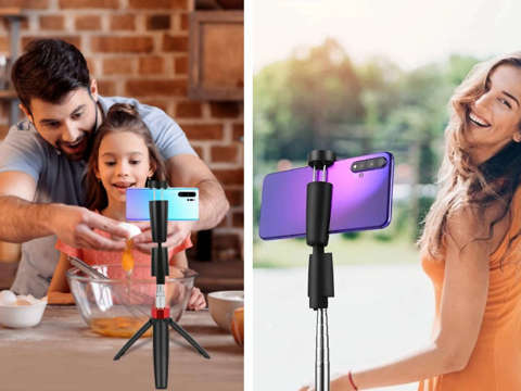 Палиця для селфі Alogy mini Tripod monopod Black