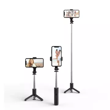 Палиця-штатив Selfie Stick L02S Wireless Tripod Black