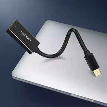 Перехідник кабелю UGREEN FHD (1080p) HDMI (гніздо) - Mini DisplayPort (гніздо - Thunderbolt 2.0) білий (MD112 10460)