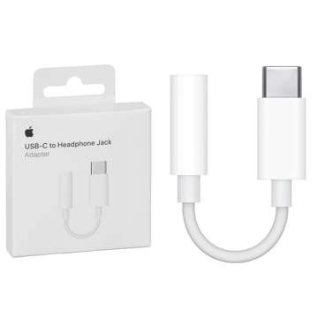 Перехідник APPLE MU7E2ZM/A блістер USB-C na jack 3,5 мм