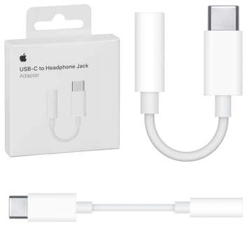 Перехідник APPLE MU7E2ZM/A блістер USB-C na jack 3,5 мм