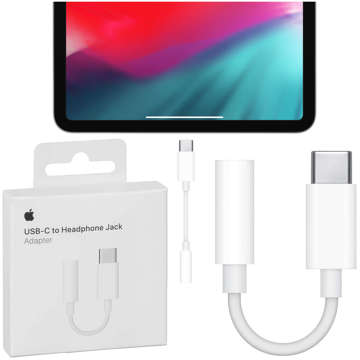 Перехідник APPLE MU7E2ZM/A блістер USB-C na jack 3,5 мм