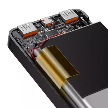 Повербанк зі швидкою зарядкою Baseus Bipow 20000mAh 20W black (Overseas Edition) USB-A - Micro USB кабель 0.25m black (PPBD050501)