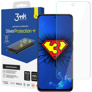 Повноекранна антивірусна плівка Silver Protection 3mk 7H для Redmi Note 11s / 11 4G / Poco M4 Pro 4G