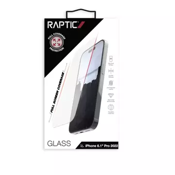 Повноекранне загартоване скло Raptic X-Doria Full Glass iPhone 14 Pro