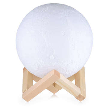 Приліжкова лампа Shining Moon Lamp 3D Moon Light 8см