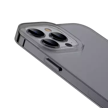 Прозорий гелевий чохол Baseus Simple Series Case iPhone 13 Pro Max чорний (ARAJ000501)