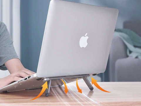 Підставка-тримач Oatsbasf mini laptop stand for notebook Silver