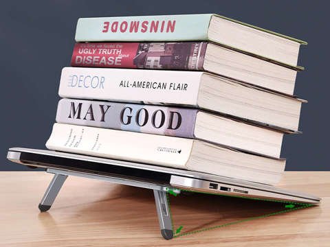 Підставка-тримач Oatsbasf mini laptop stand for notebook Silver