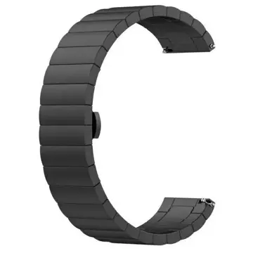 Ремінець для смарт-годинника Beline Beauty strap універсальний на 20мм чорний/чорний