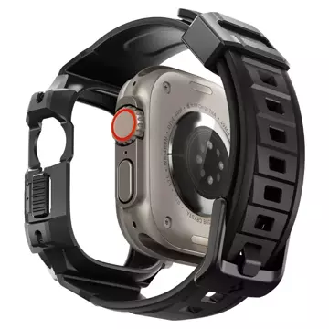 Ремінець Spigen Rigged Armor "PRO" із захисним футляром для Apple Watch Ultra 49mm Black