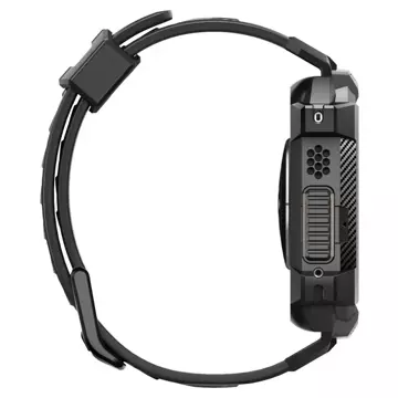 Ремінець Spigen Rigged Armor "PRO" із захисним футляром для Apple Watch Ultra 49mm Black