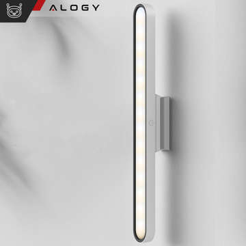 Світильник Alogy Magnetic LED Light магнітний під шафу світлодіодна стрічка світильник меблева підсвічування на стіну з магнітом для кухні шафа білий