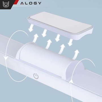 Світильник Alogy Magnetic LED Light магнітний під шафу світлодіодна стрічка світильник меблева підсвічування на стіну з магнітом для кухні шафа білий