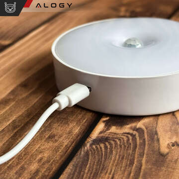 Світильник LED датчик руху сутінковий нічник Alogy Sensor Light Бездротове освітлення меблів Біле світло 6000k