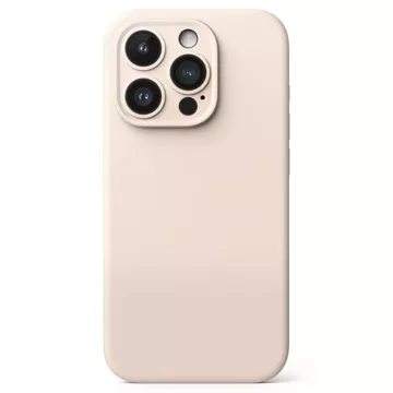 Силіконовий магнітний Magsafe Etui Ringke для Apple iPhone 15 Pro Max Pink Sand