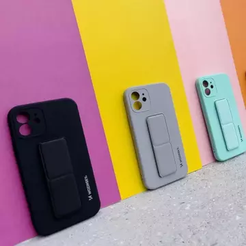 Силіконовий чохол з підставкою Wozinsky Kickstand Case для iPhone 13 mini темно-зелений