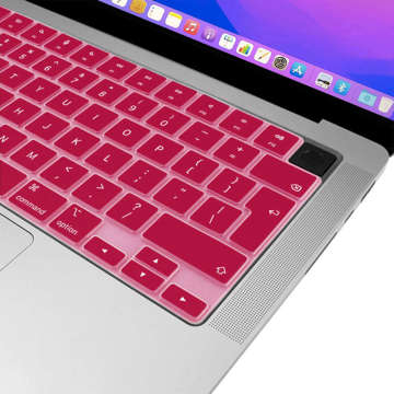 Силіконовий чохол-клавіатура Alogy для Apple Macbook Pro 14/16 M1 2021 Pink