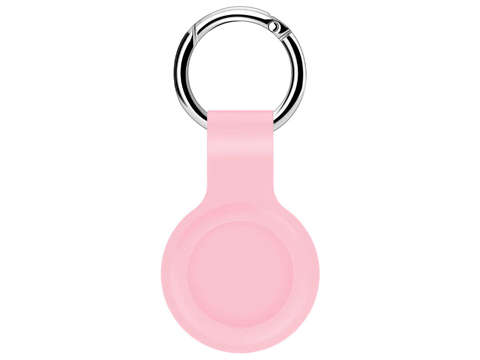 Силіконовий чохол Alogy Key ring з карабіном для Apple AirTag Pink