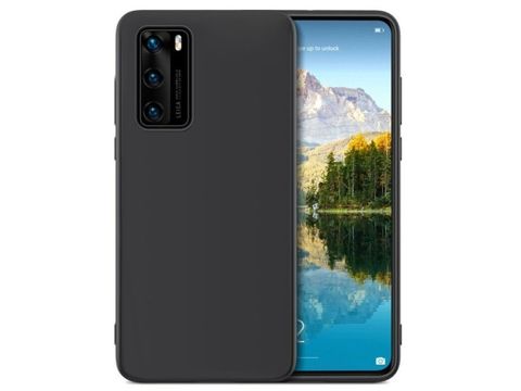 Силіконовий чохол Alogy slim case для Huawei P40 чорний