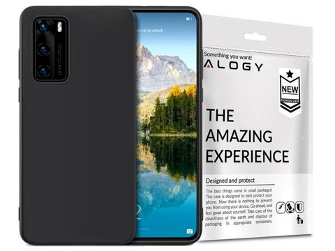 Силіконовий чохол Alogy slim case для Huawei P40 чорний