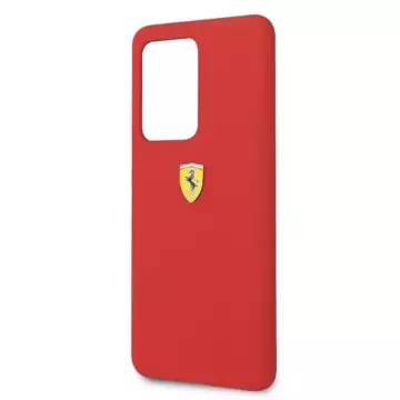 Силіконовий чохол Ferrari Hardcase для Samsung Galaxy S20 Ultra червоний/червоний