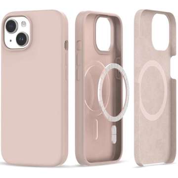 Силіконовий чохол MagSafe для iPhone 15 Candy Pink