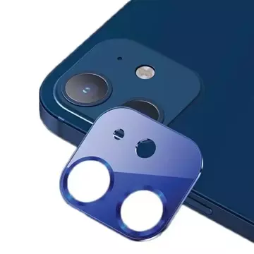 Скло об'єктива камери USAMS для iPhone 12 BH703JTT05 (US-BH703) метал синій/синій