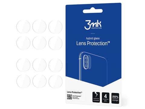 Скло х4 для об'єктива камери 3mk Lens Protection для Apple iPhone 12 Pro Max