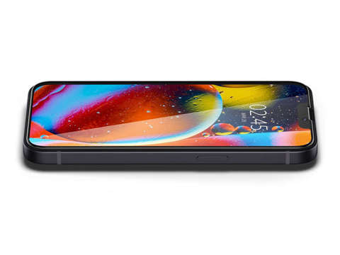 Скло Spigen Glas.tR Slim FC на чохол для Apple iPhone 13/13 Pro / 14 Black