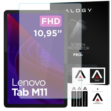 Скляний чохол для планшета Lenovo Tab M11 10,95" TB330FU/TB330XU/TB331FC чохол-підставка з відкидною кришкою для планшета Alogy темно-синій без стилуса