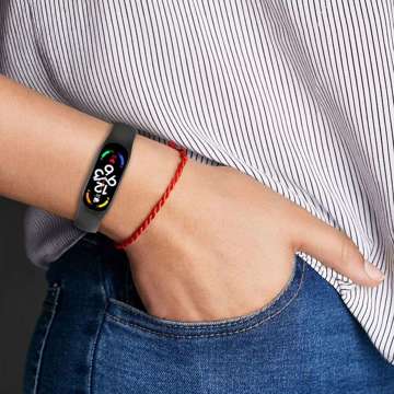 Спортивний ремінець IconBand для Xiaomi Mi Smart Band 5/6/6 NFC / 7 Black