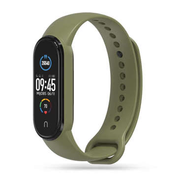 Спортивний ремінець IconBand для Xiaomi Mi Smart Band 5/6/6 NFC / 7 Military Green