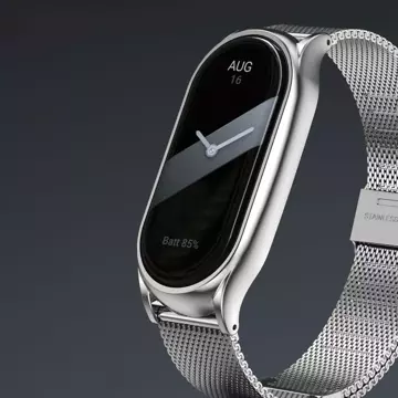 Сталевий ремінець для браслета Milaneseband для Xiaomi Smart Band 8/8 NFC Silver