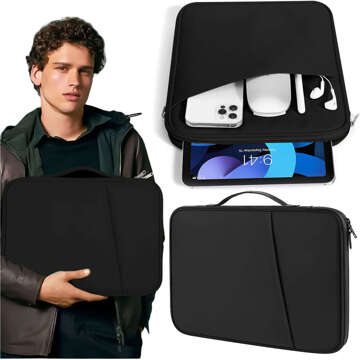 Сумка Etui cover case для планшета 11 дюймів для планшетів універсальний чохол Alogy Slide Black