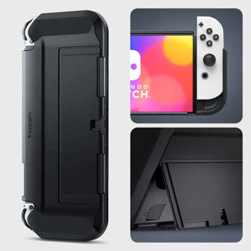 Тонкий чохол Etui Spigen для Nintendo Switch Oled Black