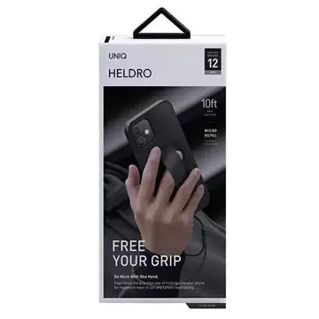 УНІКАЛЬНИЙ чохол Heldro iPhone 12 mini 5.4" black / midnight black Antimicrobial