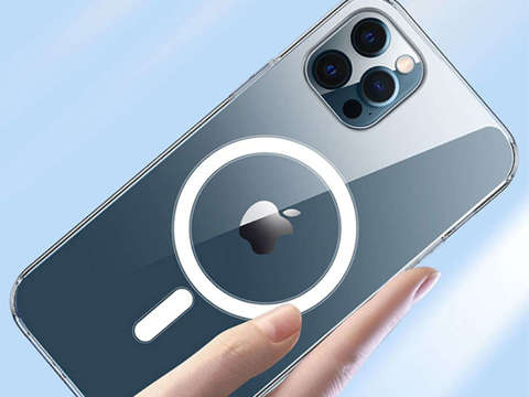 Ультратонкий броньований чохол Alogy для зарядних пристроїв Qi для iPhone 12 / Pro Transparent Qi Charger