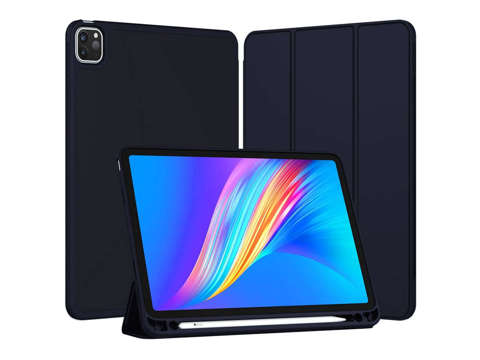 Фліп-чохол Alogy Smart Case Pencil для iPad Pro 12.9 2021 Navy Blue Glass