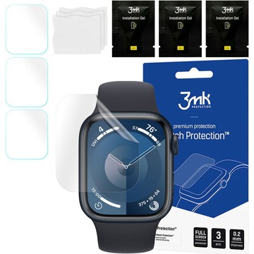 Фолія чорна для Apple Watch 9 41 мм - 3mk Watch Protection™ v. ARC