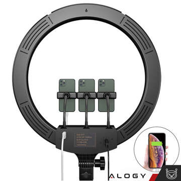 Фотолампа Alogy Ring M45 косметична для фотографій макіяжу