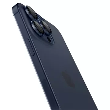 ЧОХЛО ДЛЯ ФОТОКАМЕРИ SPIGEN OPTIK.TR ”EZ FIT” ЗАХИСТ КАМЕРИ 2-PACK IPHONE 14 PRO / PRO MAX / 15 PRO / PRO MAX BLUE TITANIUM