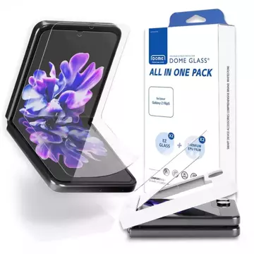 Чоловіча плівка Whitestone All-in-one 2-set для Samsung Galaxy Z Flip 5 Clear