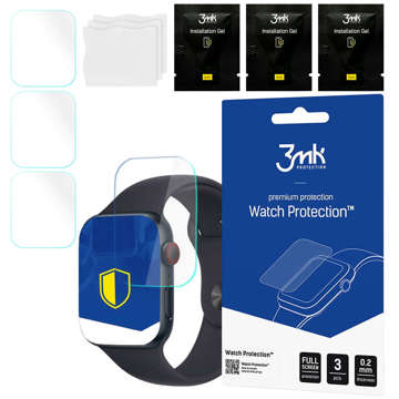 Чорна кришка для Apple Watch SE 2022 44 мм 3 мк Watch Protection™ v. ARC